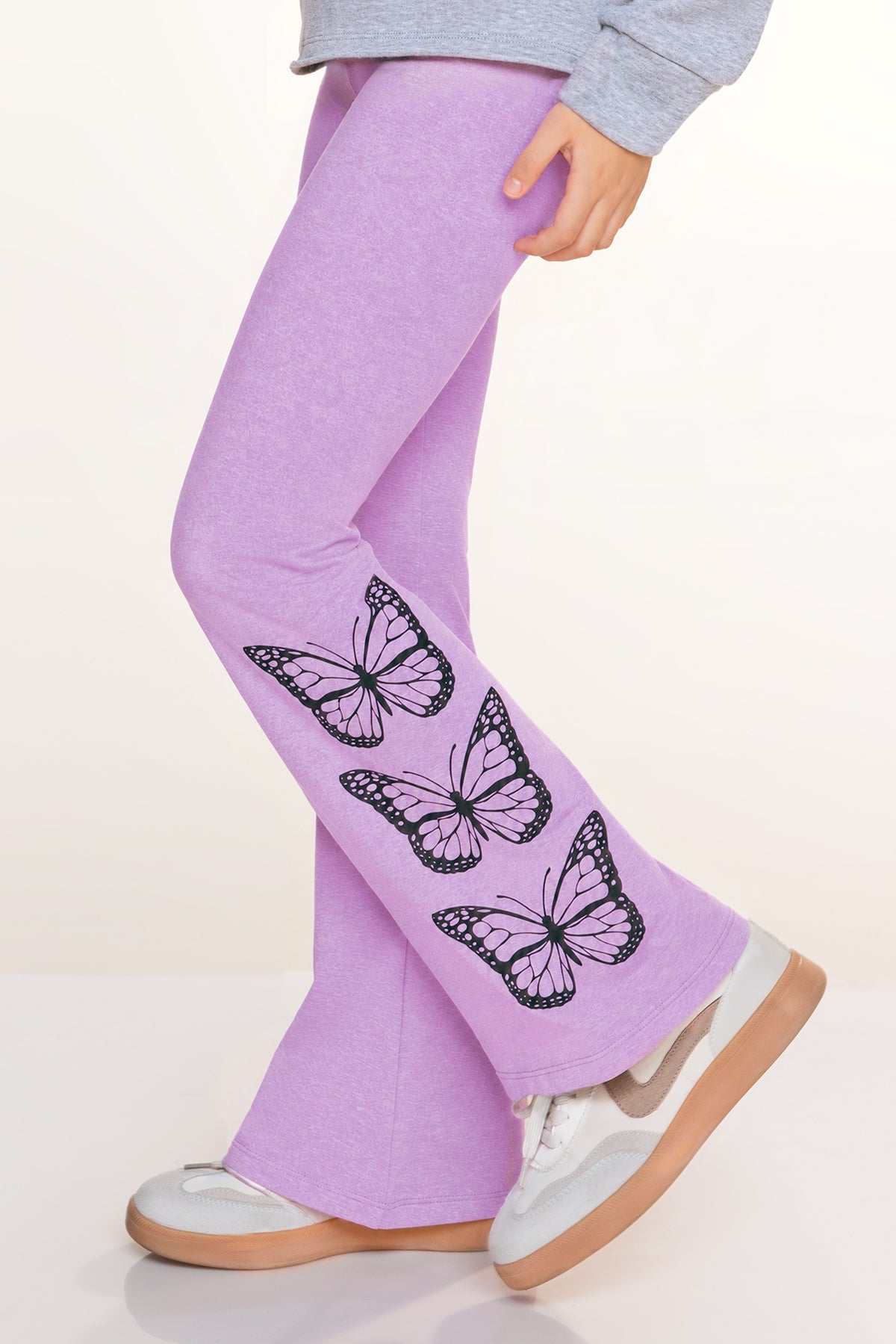 Simply Soft Luxe Flare Legging - Black Pastel Rainbow Sketch Emoji - NEW!