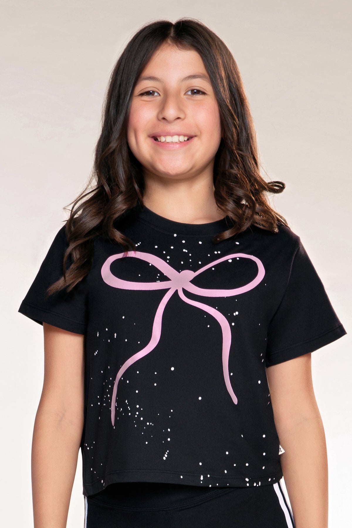 Simply Soft Easy Tee - Pink Black Graffiti Icons - NEW!