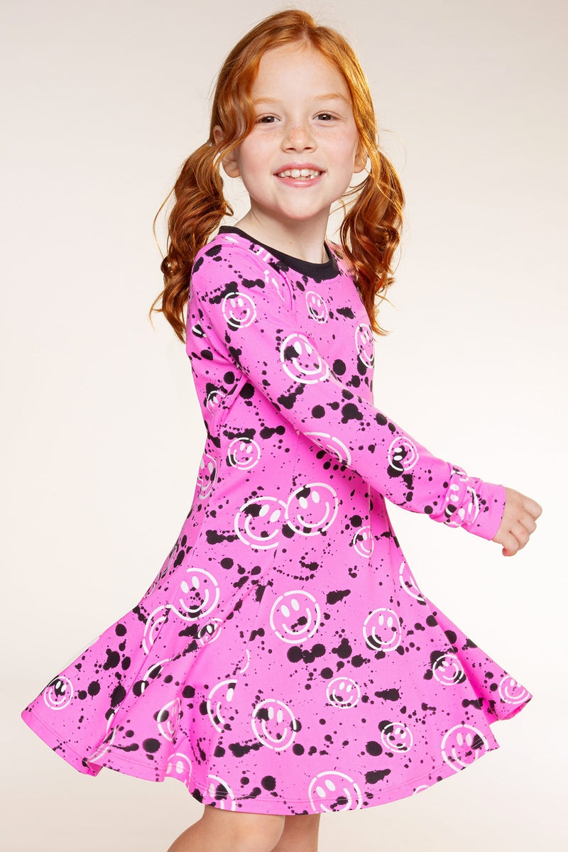 Simply Soft Long Sleeve Twirl Dress