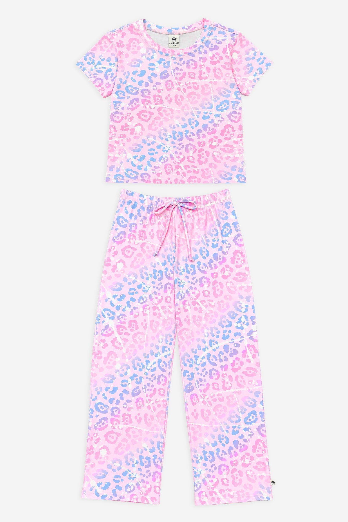 Simply Soft Easy Tee & Karate Pant - Neon Hot Pink Rainbow Gummy Bear - NEW!
