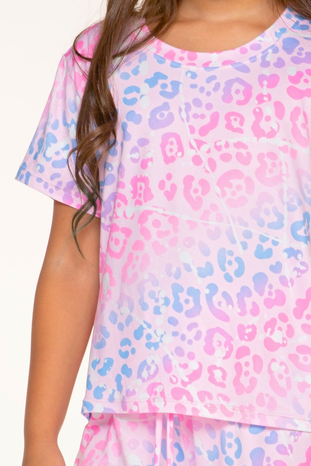 Simply Soft Easy Tee & Karate Pant - Neon Hot Pink Rainbow Gummy Bear - NEW!