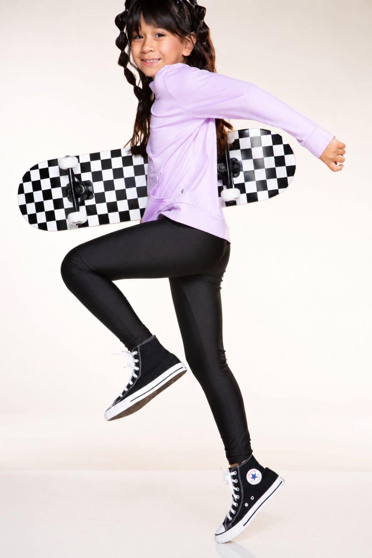 High Shine Long Legging - Black - NEW!