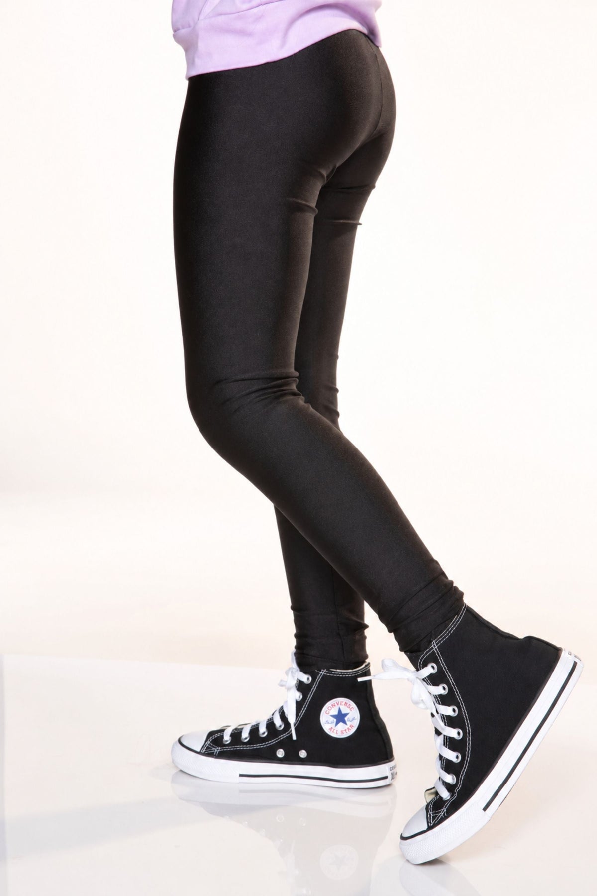 High Shine Long Legging - Black - NEW!