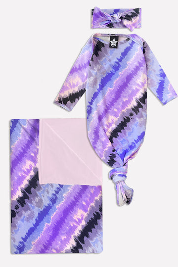 Simply Soft Baby Bundle - Purple Watercolor Tie Dye