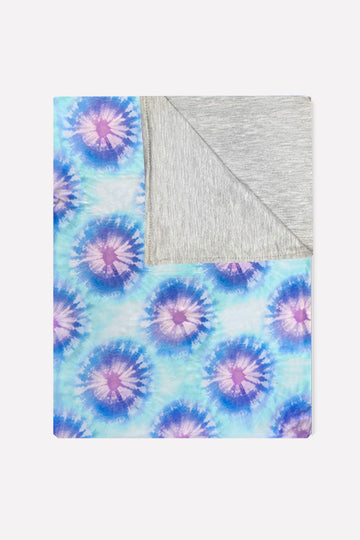 Blanket - Lavender Aqua Tie Dye