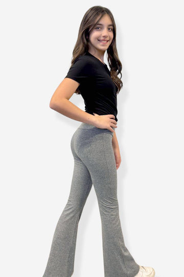 Simply Soft Luxe Flare Legging - Steel