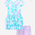 Neon Tie Dye Purple Sparkle - NEW!