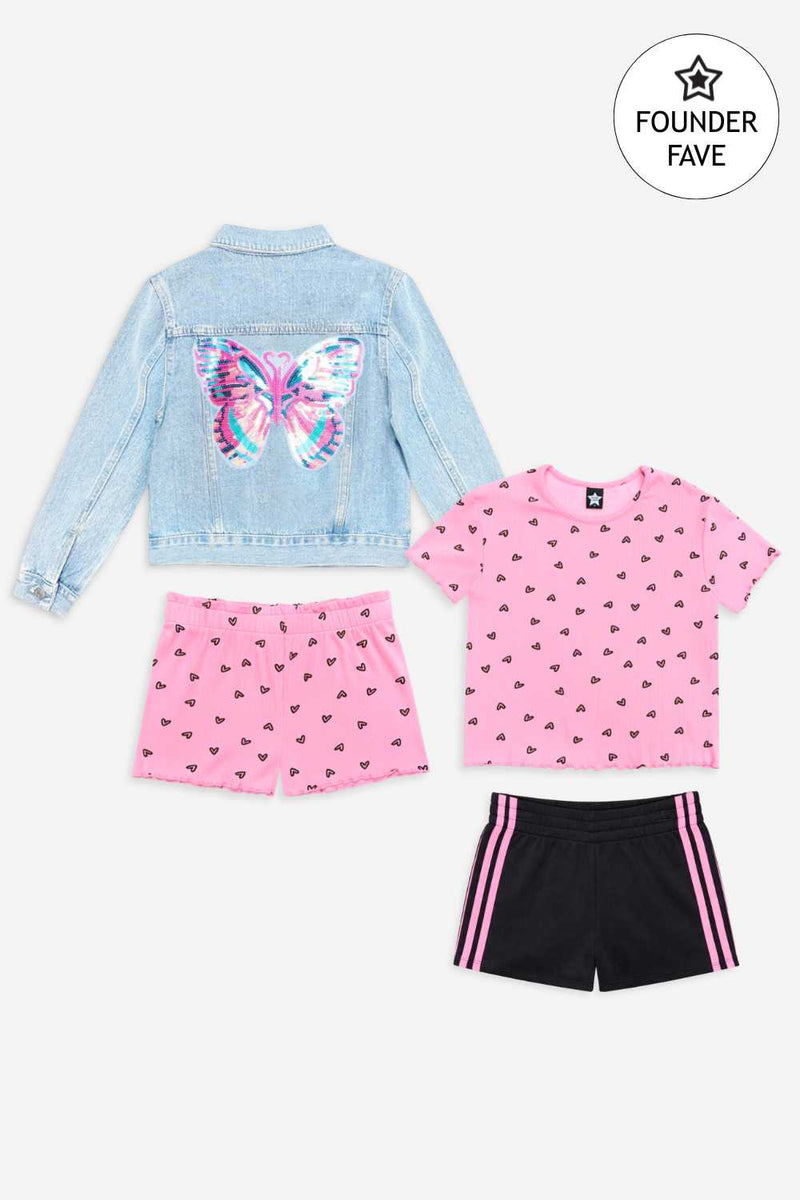 Founder Faves - 3 Pack Hearts & Butterflies - Hearts & Butterflies