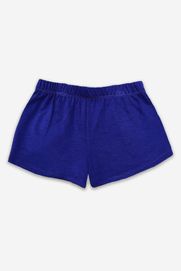 French Terry Dolphin Short - Royal Blue