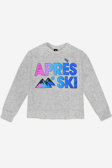French Terry Easy Crew Sweatshirt - Heather Grey Aprés Ski
