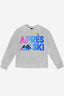 French Terry Easy Crew Sweatshirt - Heather Grey Aprés Ski