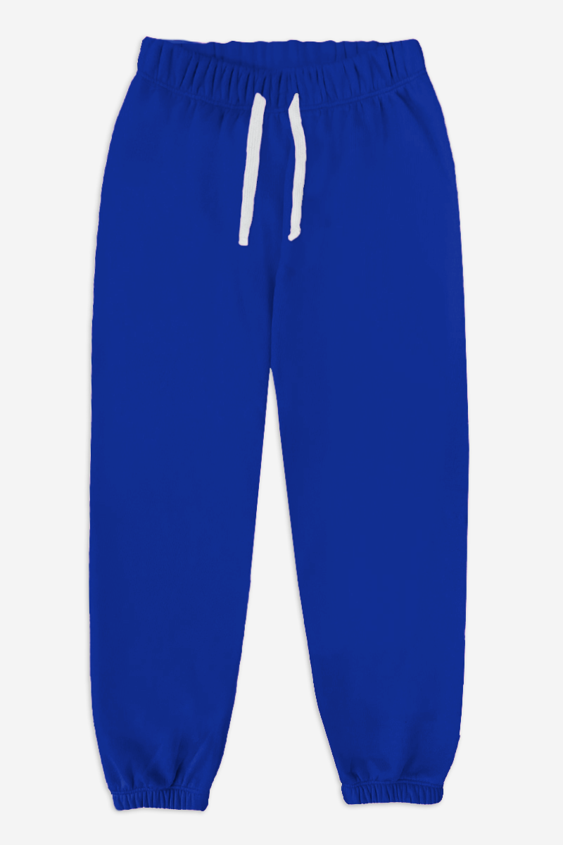 French Terry Luxe Sweatpant - Neon Royal Blue