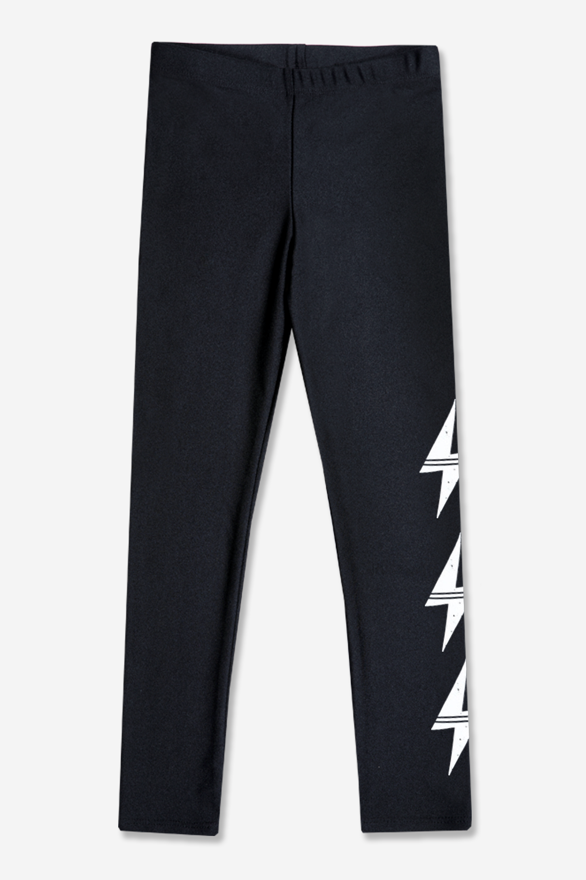 High Shine Long Legging - Black White Smile