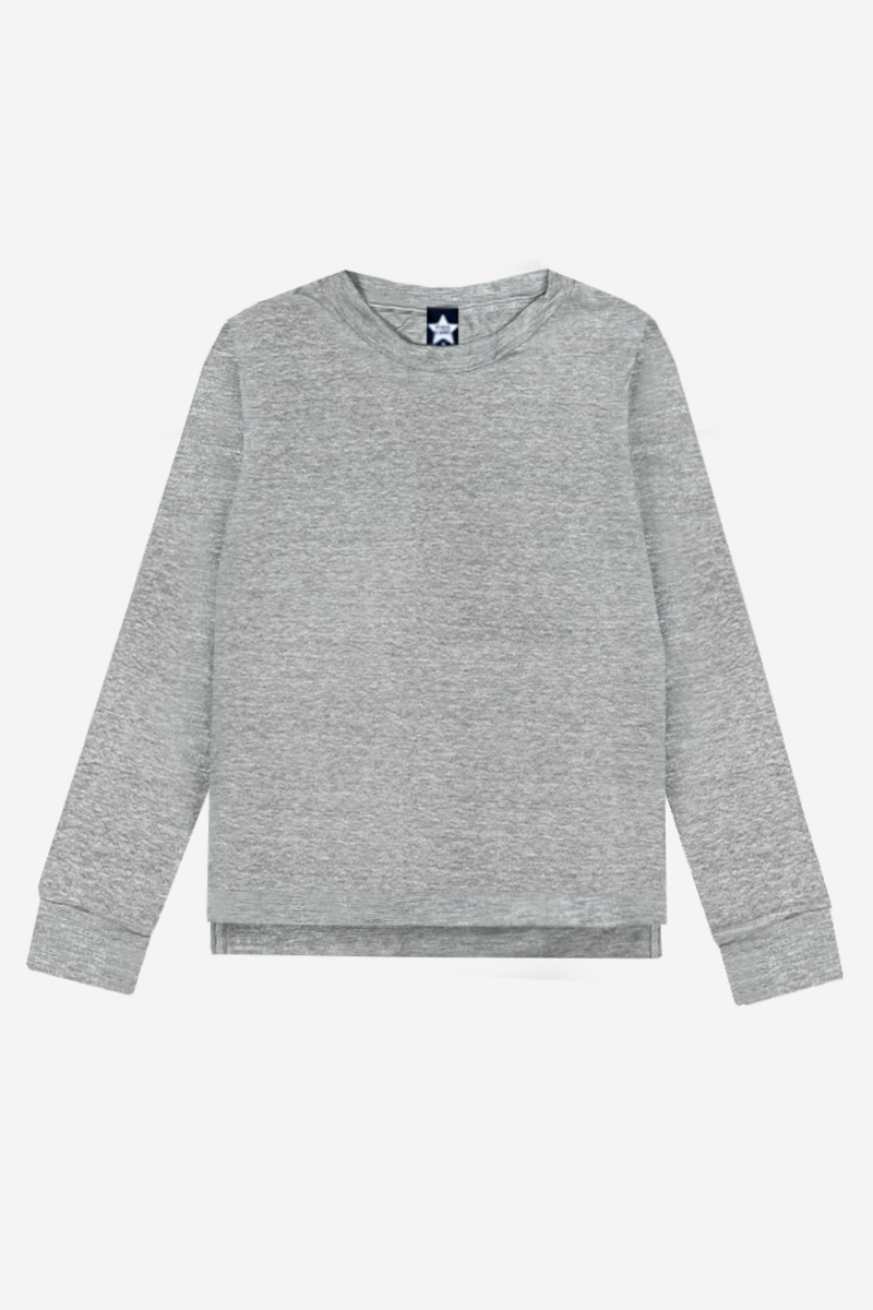 Modal Long Sleeve Step Hem