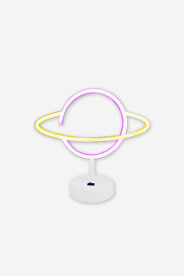Neon Sign Desk Lamp - Planet