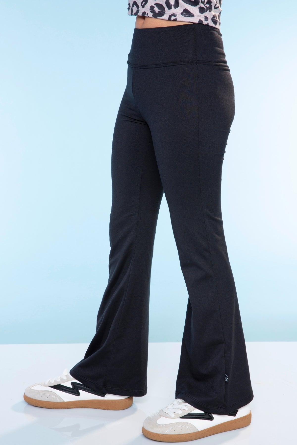 3-Pack Simply Soft Luxe Flare Legging - Black Pastel Rainbow Sketch Emoji | Steel Black Stars | Black - NEW!