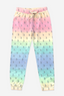 French Terry Cozy Sweatpant - Rainbow Ombre Bolts