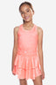 Simply Soft Cropped Racerback Tank & Ruffle Skort - Summer Sherbet White Splatter