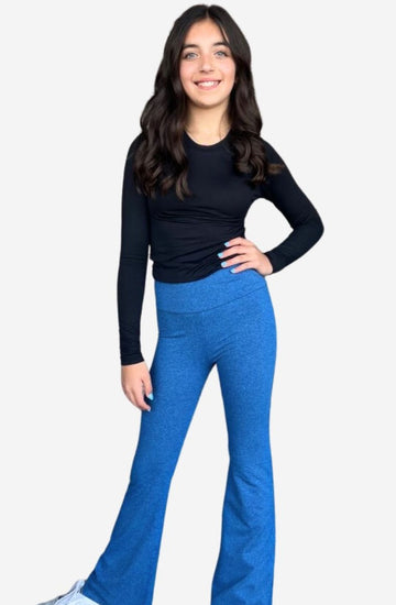 Simply Soft Luxe Flare Legging - Ocean Blue