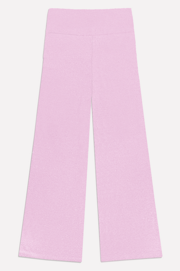 Simply Soft Luxe Wide Leg Pant - Heather Light Pink