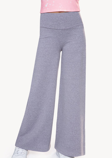 Simply Soft Luxe Wide Leg Pant - Silver