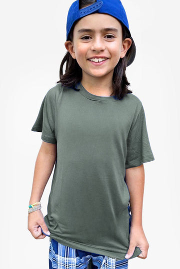 Simply Soft Short Sleeve Tee - Olive Green