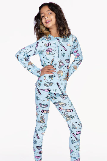 Girls pyjamas  PJ SET Lounge Pants & Long Sleeve Sleep Tee - Love Haidee