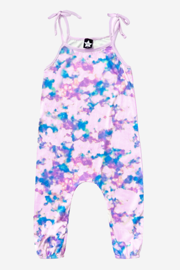 Simply Soft Strappy Baby Jumpsuit Blush Aqua Marble PixieLane