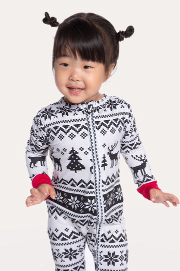 Simply Soft Footless Onesie - Holiday Faire Isle