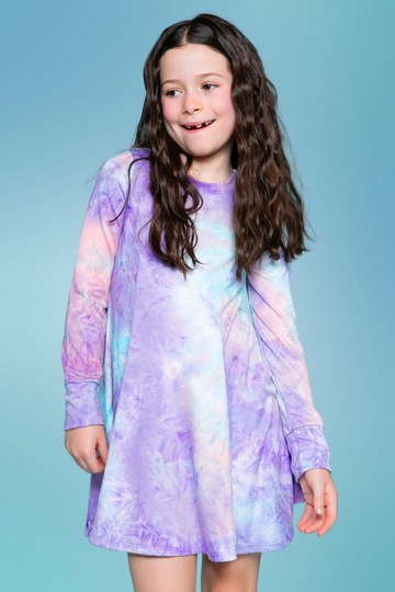 Simply Soft Long Sleeve Twirl Dress