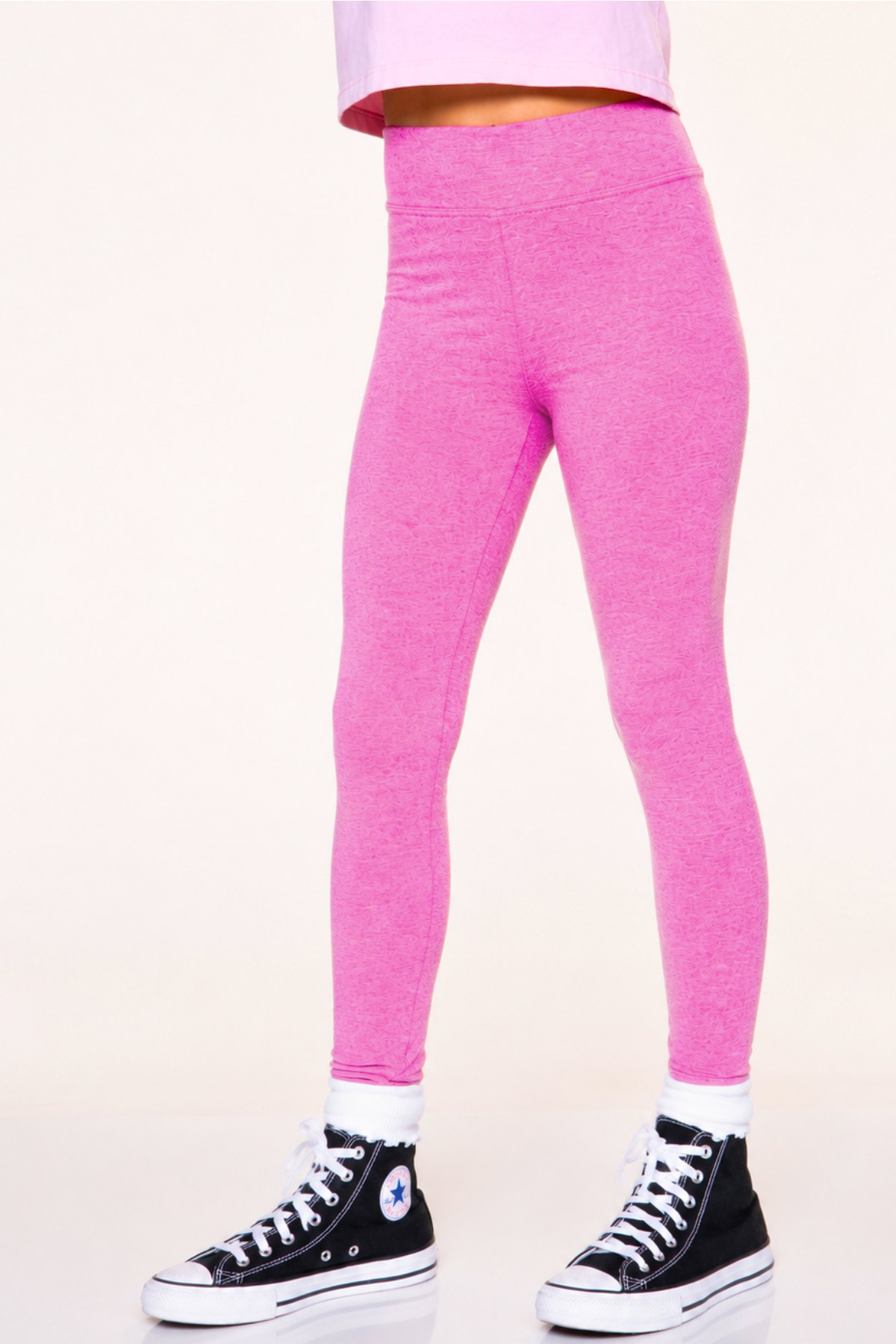 Simply Soft Luxe Mid-Rise Long Legging - Heather Grey Rainbow Heart - NEW!