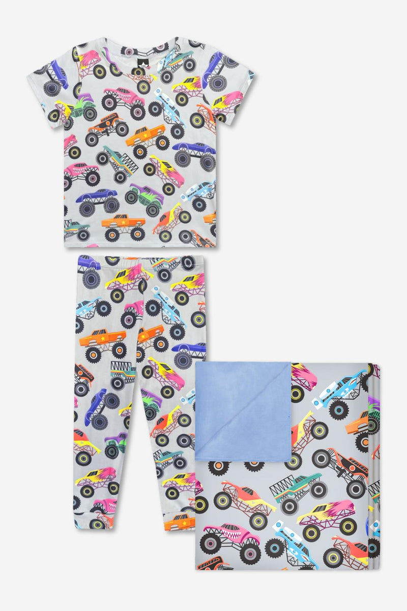 Pack Simply Soft S/S Slim Lounge Set & Blanket