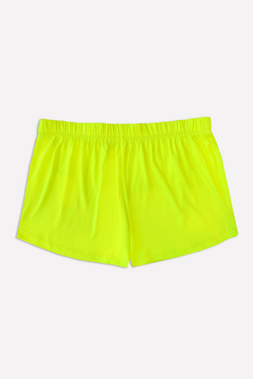 Simply Soft Dolphin Short - Neon Lemon Lime