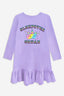 Simply Soft Long Sleeve Ruffle Nightgown - Lilac Sleepover Squad