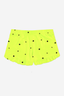 Simply Soft Ruffle Short - Neon Lemon Lime Stars