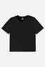 Simply Soft Short Sleeve Fitted Tee - Black