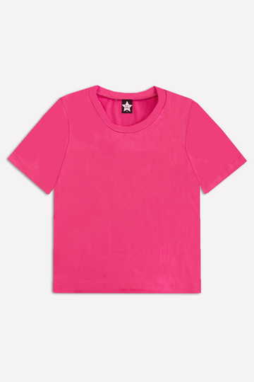 Simply Soft Short Sleeve Fitted Tee - Neon Fruit Punch