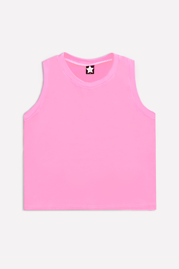 Simply Soft Sleeveless Easy Tank - Neon Barbie Pink