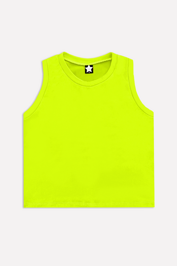 Simply Soft Sleeveless Easy Tank - Neon Lemon Lime