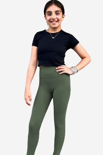 Tween Collection Tight Green Pants & Tights.