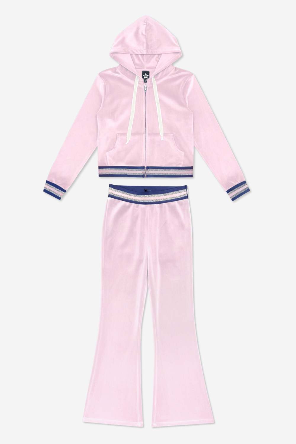 Pack Velour Hoodie & Flare Set