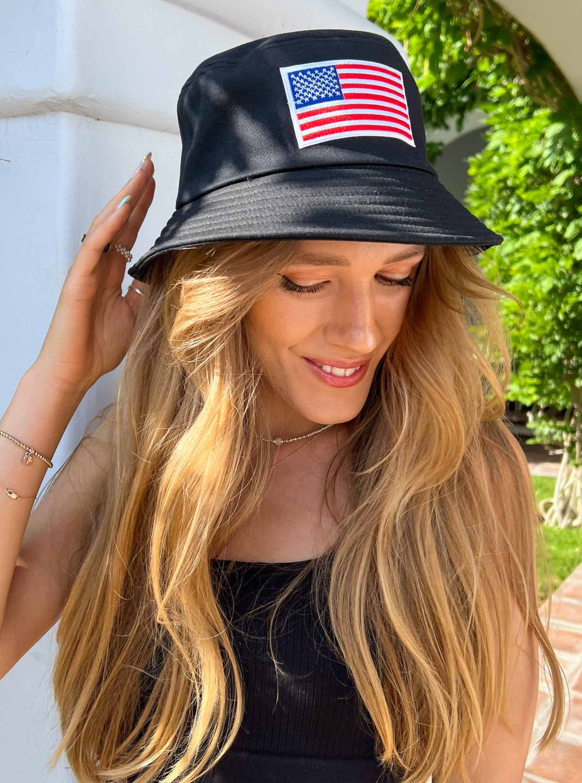 Adult Bucket Hat - Black American Flag – PixieLane