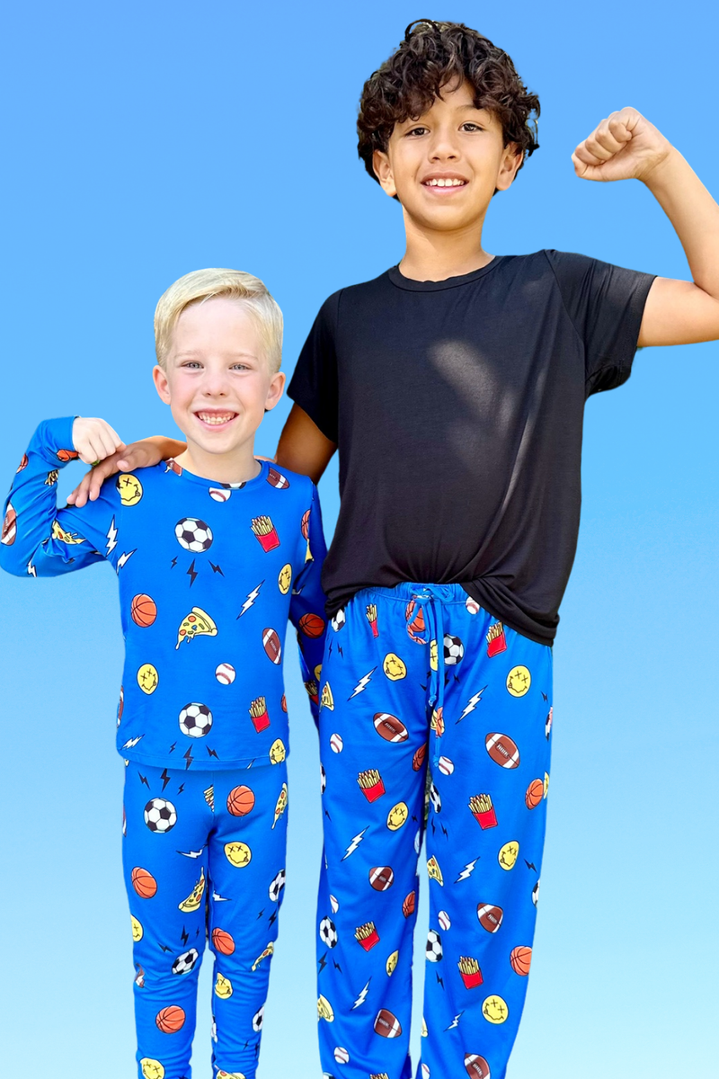 Simply Soft Karate Pant - Blue Sports Pizza