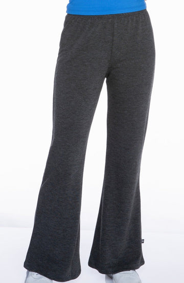 French Terry Flare Sweatpant - Charcoal