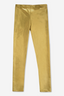 Glitter Foil Long Legging - Gold Glitter
