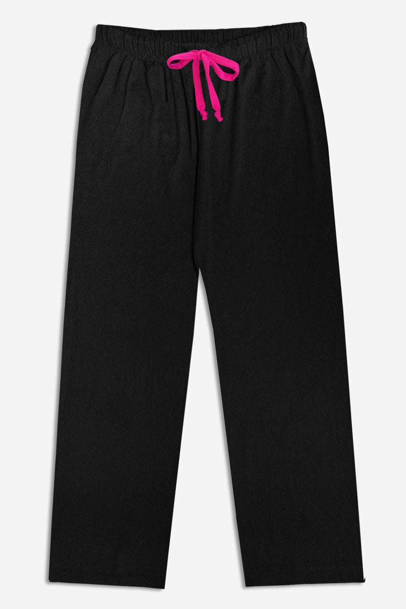 Simply Soft Karate Pant - Black Pink Tie