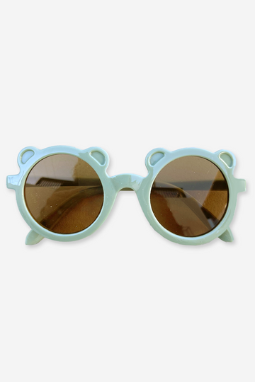 Kids Sunglasses - Green Teddy Bear